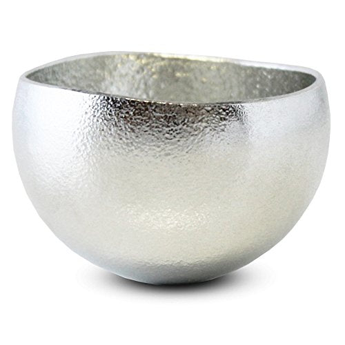 Japanese Made Can Do Nousaku Kuzushi Yure Small Sake Cup - H4.5Cm Φ6.6Cm, 70Cc Tin-Kiichin - The #1 Place for Japanese Goods in Your Hand!