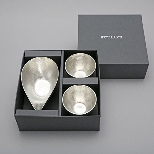 Can Do Nousaku Sake Cup Set - Authentic Japanese Design (1 Cup & 2 Sake Cups)-Kiichin - The #1 Place for Japanese Goods in Your Hand!