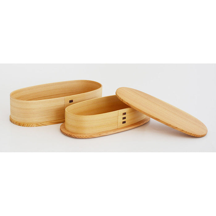 Odate Magewappa Yagura Two-Tier Bento Box - Authentic Japanese Lunch Container-Kiichin - The #1 Place for Japanese Goods in Your Hand!