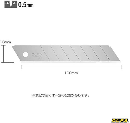 Olfa LBL10K Lefty Spare Blade (Large) 10pcs-Kiichin - The #1 Place for Japanese Goods in Your Hand!