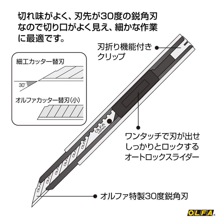 Olfa Ltd-05 Sk Craft Cutter Knife 136x14x10.5mm-Kiichin - The #1 Place for Japanese Goods in Your Hand!