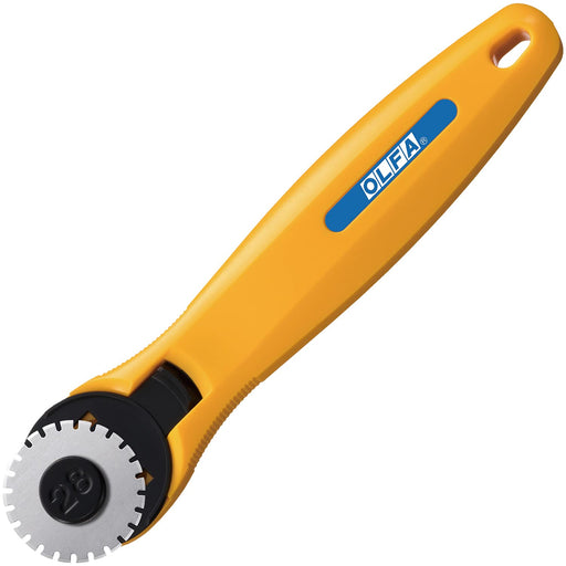 Olfa Perforated Rotary 28 235B Black Yellow Silver-Kiichin - The #1 Place for Japanese Goods in Your Hand!