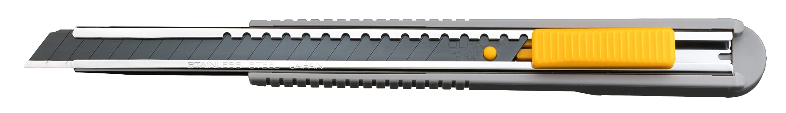 Olfa 038 241B Auto-Lock Cutter Knife Special Black Blade Silver-Kiichin - The #1 Place for Japanese Goods in Your Hand!