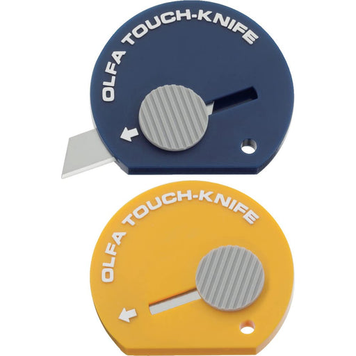 Olfa 31B2 Touch Knife Benly (2pcs Blue/Yellow)-Kiichin - The #1 Place for Japanese Goods in Your Hand!