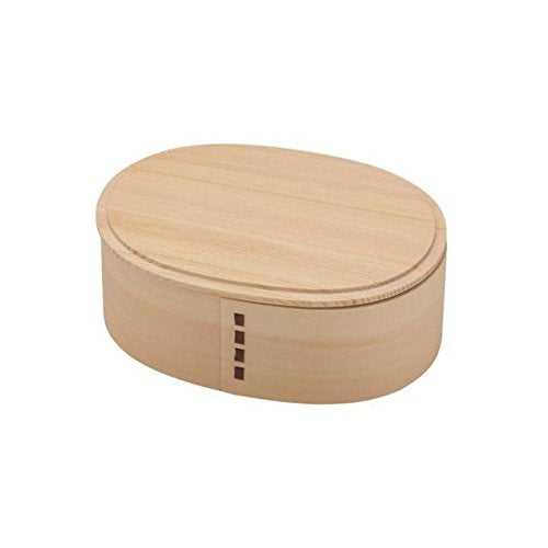Ruozhao Japan 2-Tier Oval Bento Box - Natural Ph02Sw-Kiichin - The #1 Place for Japanese Goods in Your Hand!