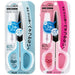 Plus Japan Scissors Fit Cut Curve Fluorine Coat Tape Glue Set - Blue & Pink (34516+34547)-Kiichin - The #1 Place for Japanese Goods in Your Hand!