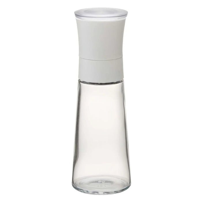 Risu Stavia Luxe Soda Glass Sesame Grinder White - 140ml-Kiichin - The #1 Place for Japanese Goods in Your Hand!