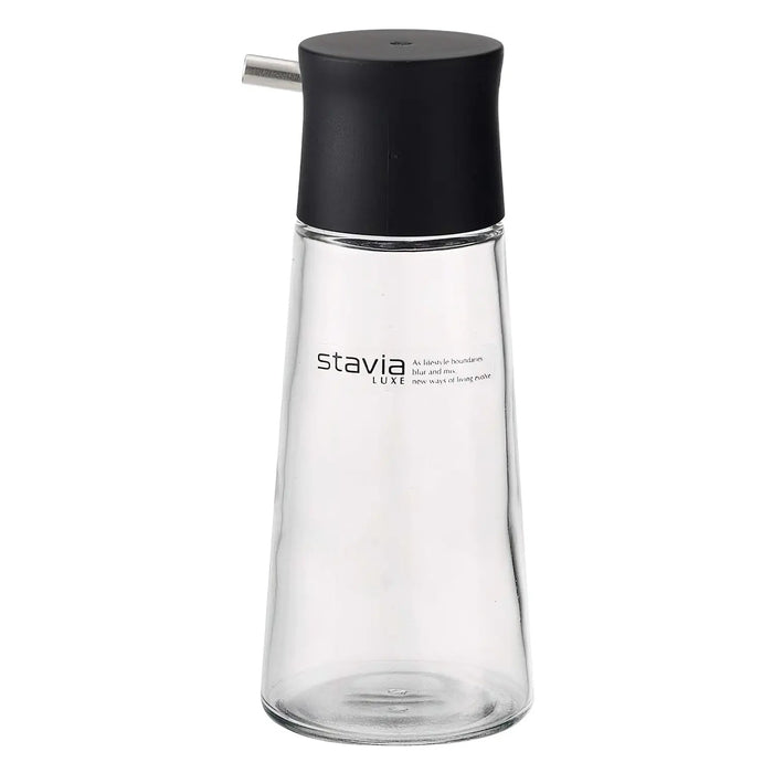 Risu Stavia Luxe 140ml Black Glass Soy Sauce Cruet-Kiichin - The #1 Place for Japanese Goods in Your Hand!