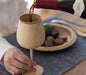 Riveret Japan Vessel Wine Glasses 380ml Pair Set - Bamboo Dishwasher Safe White/Brown-Kiichin - The #1 Place for Japanese Goods in Your Hand!