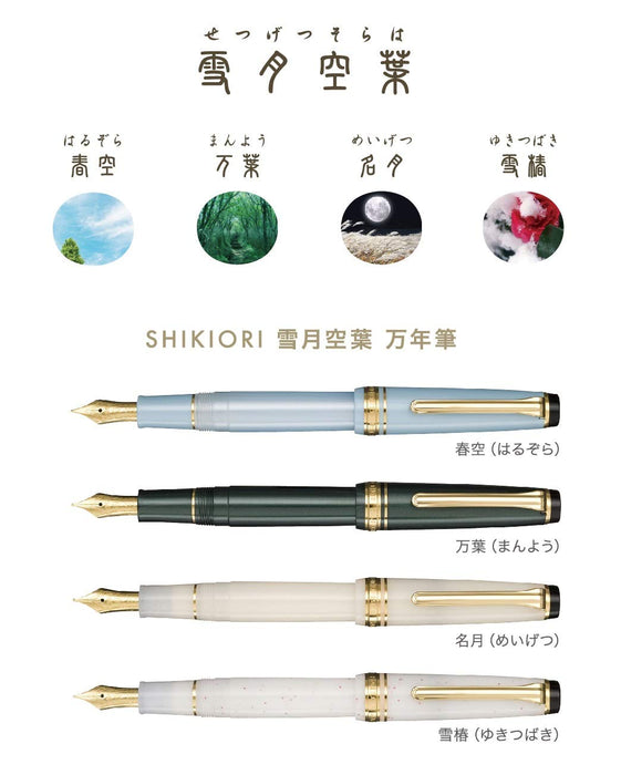 Sailor Japan Shiki Ori Yukigetsu Soraha Meigetsu Extra Fine Point Pen-Kiichin - The #1 Place for Japanese Goods in Your Hand!