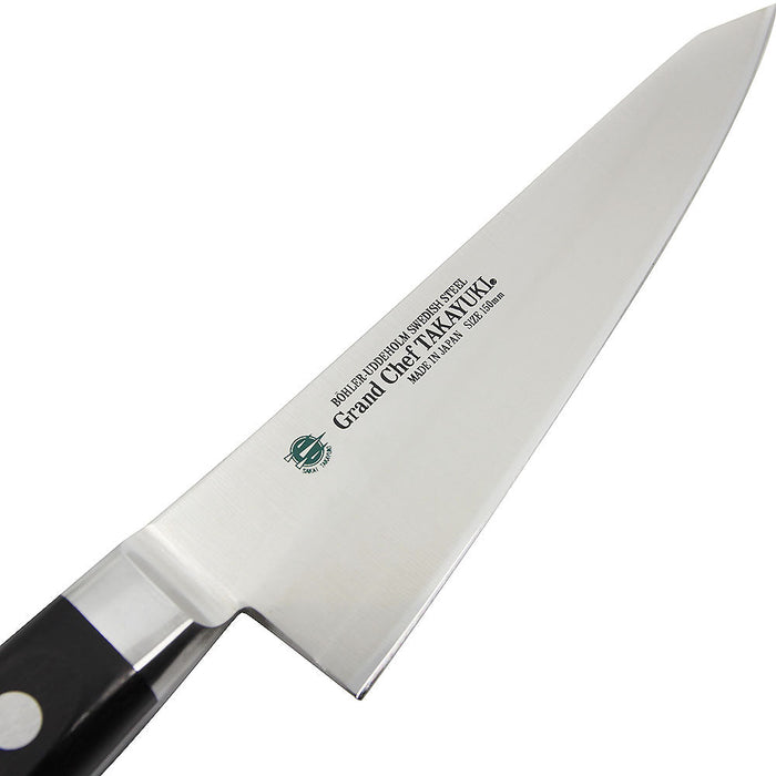 Aoki Hamono Sakai Takayuki Grand Chef Sabaki Honesuki Knife 150mm - Authentic Japanese Cutlery for Culinary Mastery-Kiichin - The #1 Place for Japanese Goods in Your Hand!