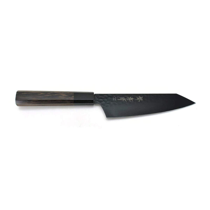 Sakai Takayuki Kurokage Tsuchime Santoku Knife 160mm VG-10 Black-Kiichin - The #1 Place for Japanese Goods in Your Hand!