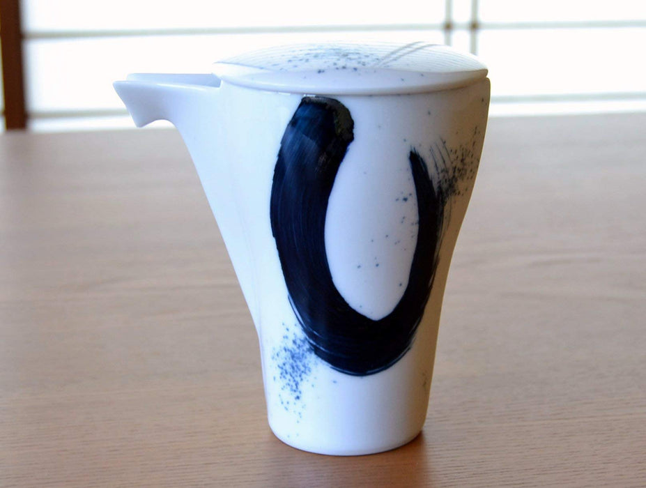 Arita Ware Pottery Market Sake Set - 1 Bottle & 2 Cups, Ryumon Ceramic, Made In Japan-Kiichin - The #1 Place for Japanese Goods in Your Hand!