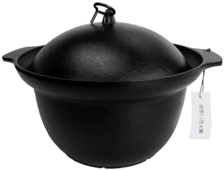 Seieido Nambu Rice Pot - 3 Cups, Japan, 130mm Bottom Diam, 175mm Inner Dim, 80mm Depth-Kiichin - The #1 Place for Japanese Goods in Your Hand!
