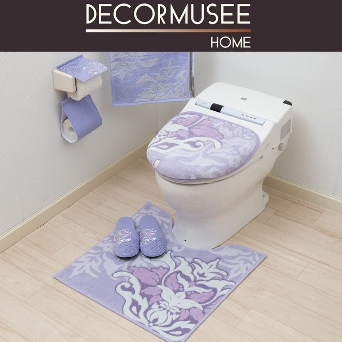 Senko Japan Lavender Damask Antibacterial Deodorant Toilet Lid Cover-Kiichin - The #1 Place for Japanese Goods in Your Hand!