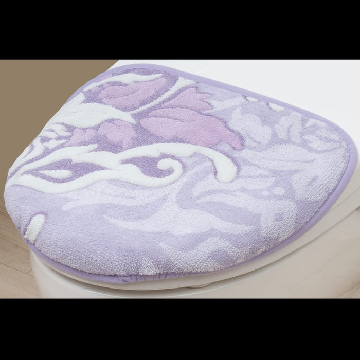 Senko Japan Lavender Damask Antibacterial Deodorant Toilet Lid Cover-Kiichin - The #1 Place for Japanese Goods in Your Hand!