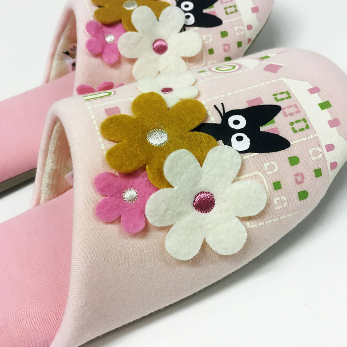 Senko Kiki's Delivery Service Jiji Pink Cat Slippers 24Cm - Ghibli 75571 Japan-Kiichin - The #1 Place for Japanese Goods in Your Hand!