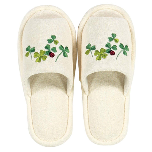 Senko Ivory Ladybug Slippers - Japanese Footwear 63618-Kiichin - The #1 Place for Japanese Goods in Your Hand!