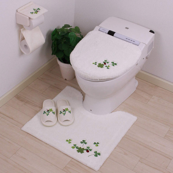 Senko Ivory Ladybug Slippers - Japanese Footwear 63618-Kiichin - The #1 Place for Japanese Goods in Your Hand!