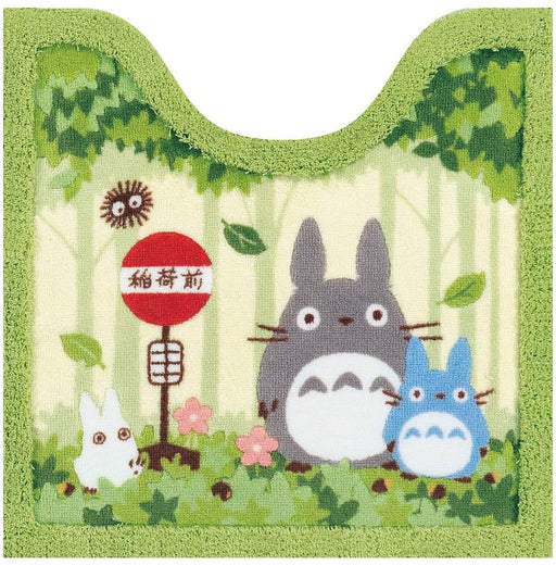 Senko Totoro Toilet Mat Set with Slippers & Paper Holder Cover - 60X60Cm - Made in Japan-Kiichin - The #1 Place for Japanese Goods in Your Hand!