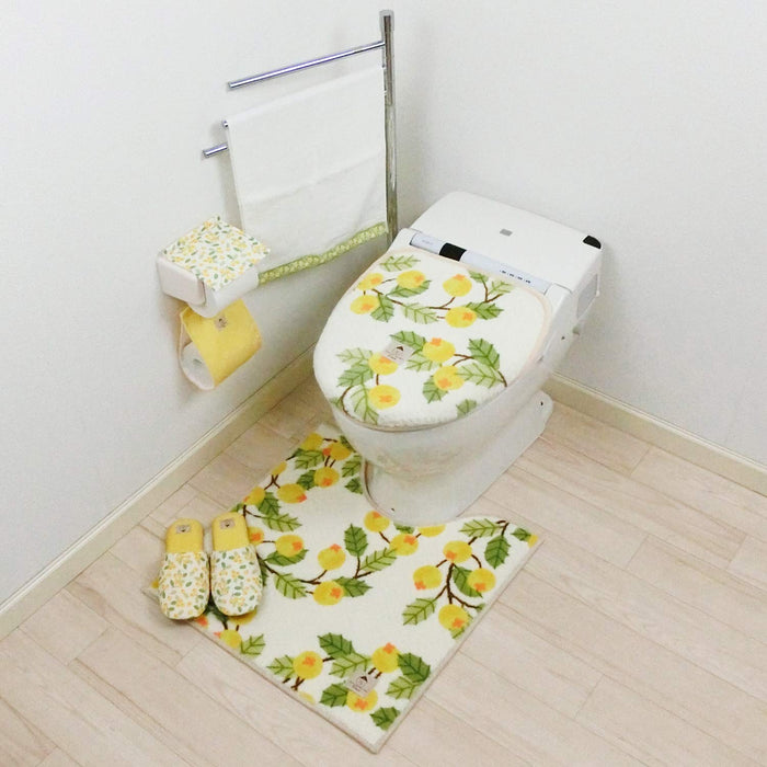 Senko Japan Yellow Toilet Mat - 60X60Cm - Made in Japan-Kiichin - The #1 Place for Japanese Goods in Your Hand!