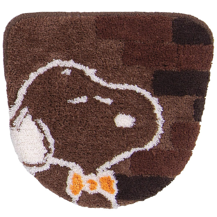 Senko Japan Snoopy Toilet Lid Cover Cleaning Brown Character 65182 - User-Friendly Toilet Lid Cover-Kiichin - The #1 Place for Japanese Goods in Your Hand!