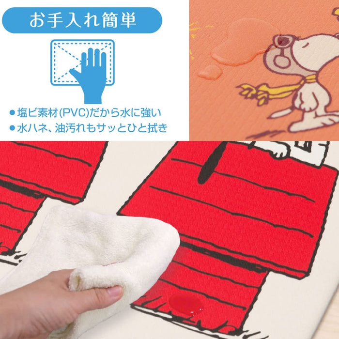 Senko Snoopy PVC Toilet Mat - Japanese Wipeable Design-Kiichin - The #1 Place for Japanese Goods in Your Hand!
