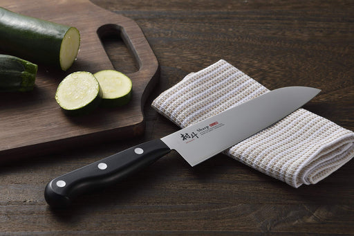 Shimomura Kougyou Santoku Knife 145mm Aus-10 Steel, Dishwasher Safe-Kiichin - The #1 Place for Japanese Goods in Your Hand!