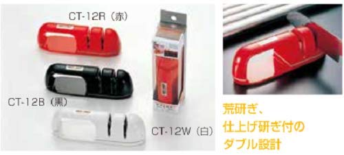 Shimomura Kougyou Ceramic Knife Sharpener - Neokilex Red Niigata Tsubamesanjo-Kiichin - The #1 Place for Japanese Goods in Your Hand!