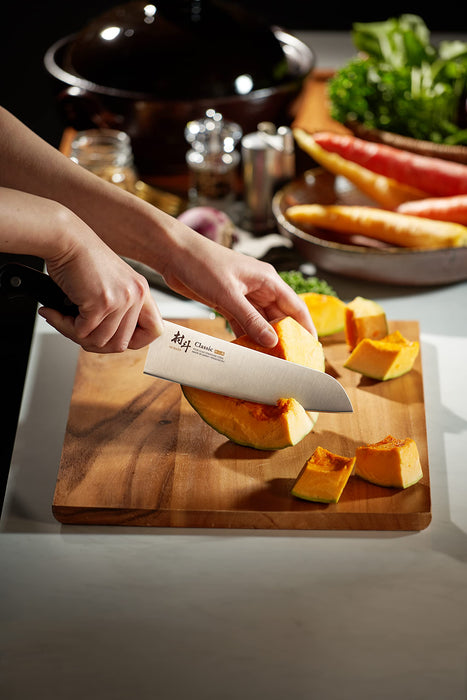 Shimomura Kougyou Santoku Knife 170mm VG-10 MCL-101 Japan Tsubame-Sanjo-Kiichin - The #1 Place for Japanese Goods in Your Hand!