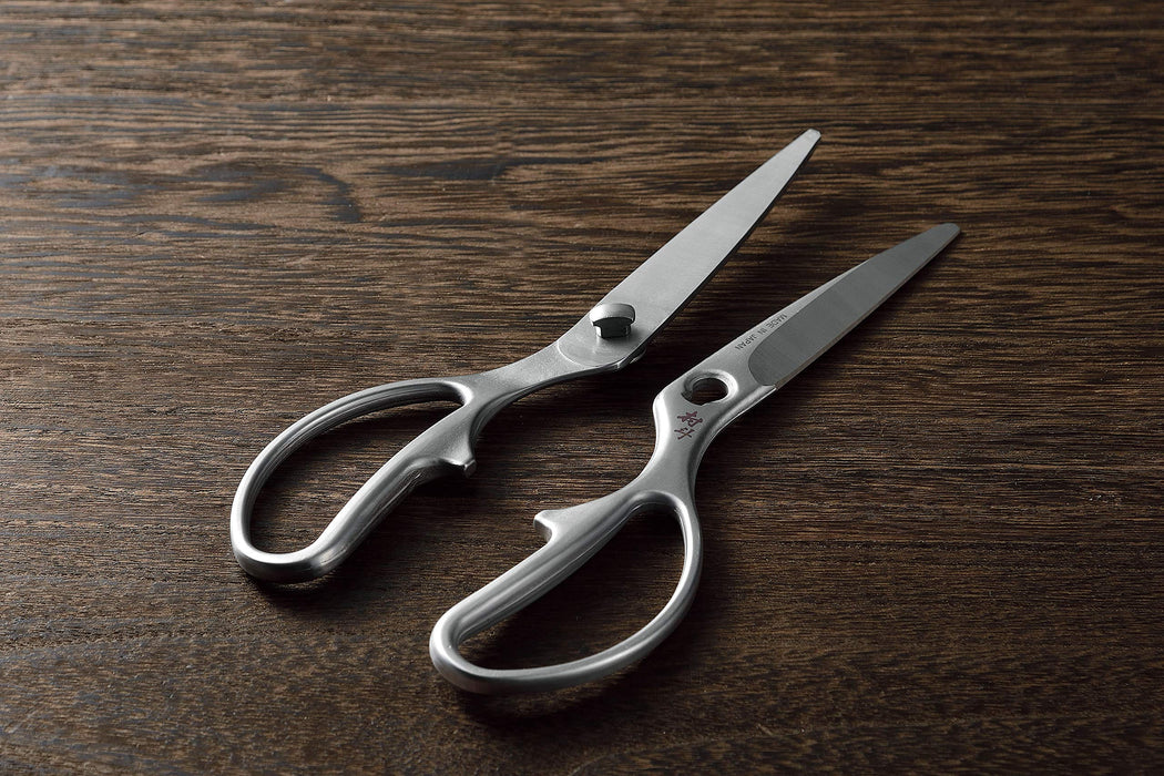Shimomura Kogyo Mth-401 Kitchen Scissors Forged Niigata Tsubame-Sanjo Silver Disassemble & Washable-Kiichin - The #1 Place for Japanese Goods in Your Hand!