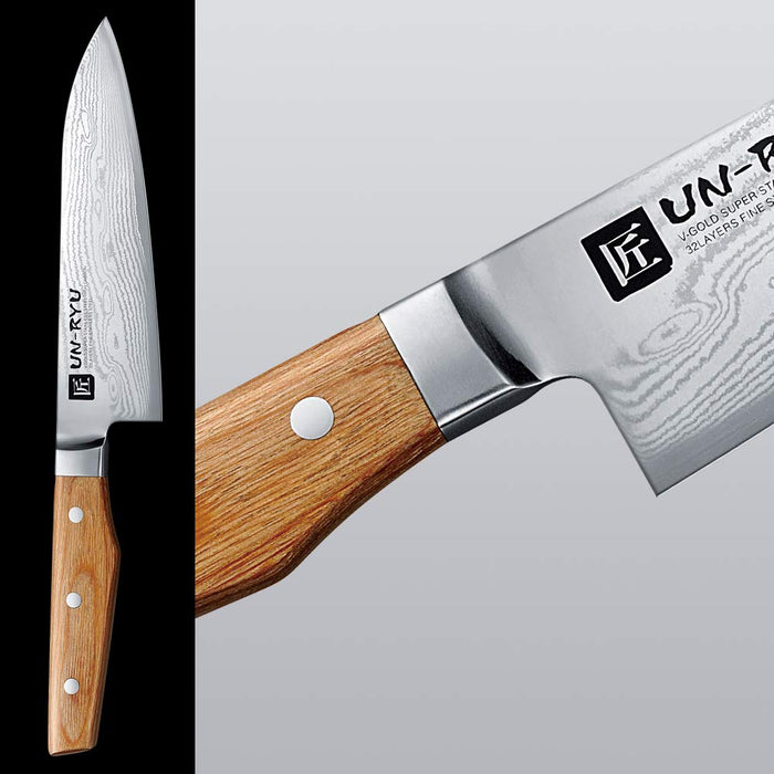 Shimomura Kougyou Japanese Santoku Knife - Damascus Steel VG-10 33 Layers-Kiichin - The #1 Place for Japanese Goods in Your Hand!