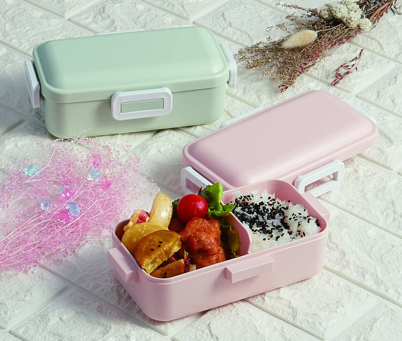 Skater Antibacterial Bento Box 530Ml Japan PFLB6AG-A Gray-Kiichin - The #1 Place for Japanese Goods in Your Hand!