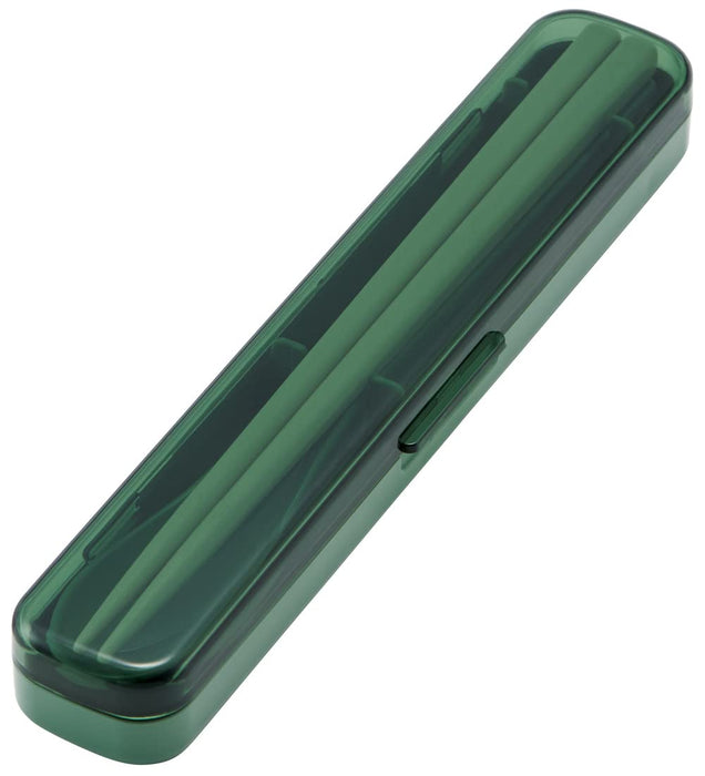 Skater 18cm Spoon Chopsticks Box Cac1Aag-A Slim Combi Set Antibac Sage Green Women-Kiichin - The #1 Place for Japanese Goods in Your Hand!