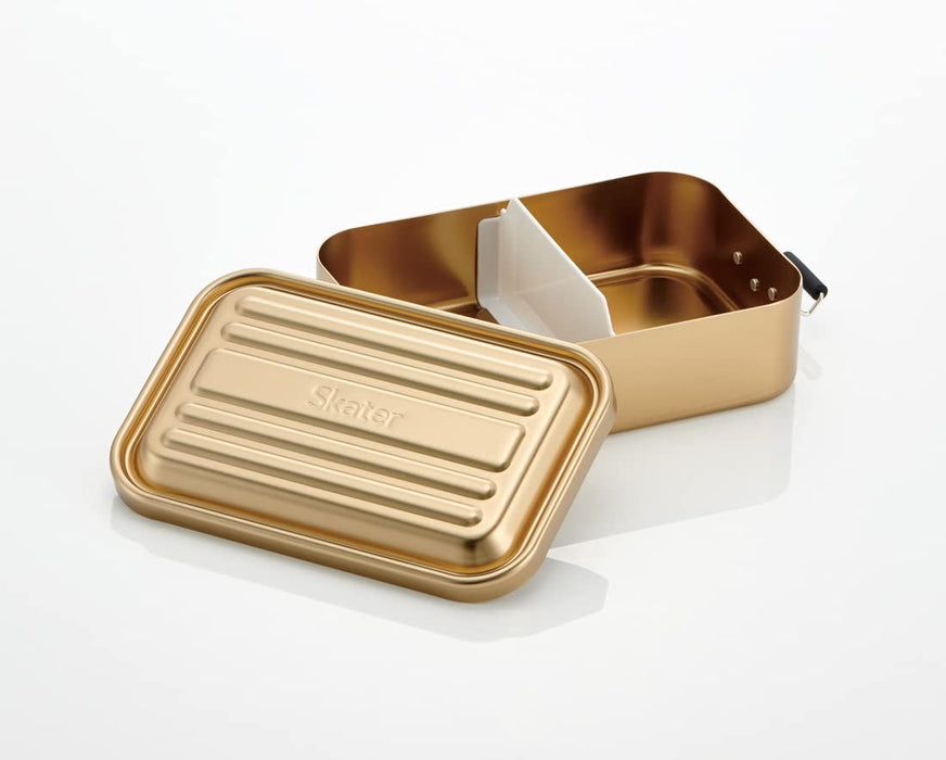 Skater AFT10B-A Fluffy Aluminum Bento Box 1000Ml Gold-Kiichin - The #1 Place for Japanese Goods in Your Hand!