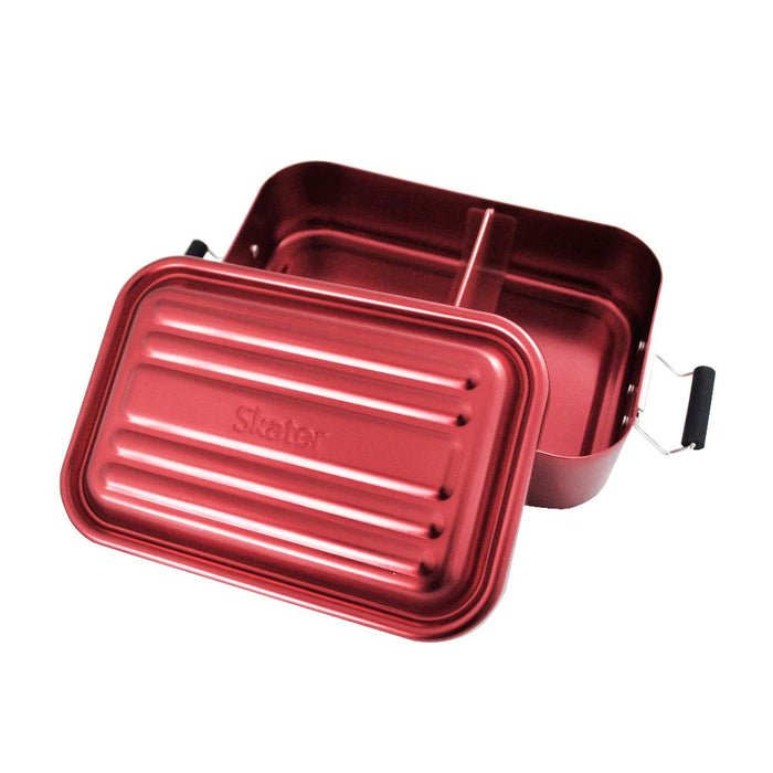 Skater AFT6B 600ml Red Bento Box Aluminum-Kiichin - The #1 Place for Japanese Goods in Your Hand!