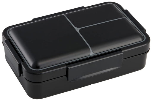 of title Skater Lunch Box Antibacterial LeakProof Dividers 850ml LargeCapacity Black Palt9Ag-A-Kiichin - The #1 Place for Japanese Goods in Your Hand!