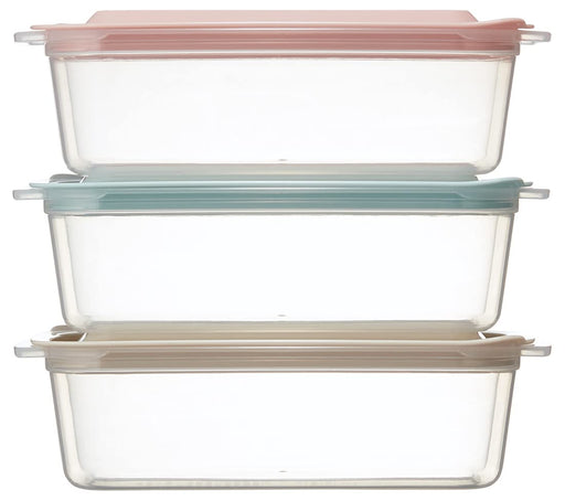 Skater 700Ml Set Of 3 Storage Containers - Japan Made Microwave & Dishwasher Safe-Kiichin - The #1 Place for Japanese Goods in Your Hand!