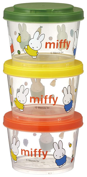 Skater Japan 3P 240Ml Miffy Side Dish Container-Kiichin - The #1 Place for Japanese Goods in Your Hand!
