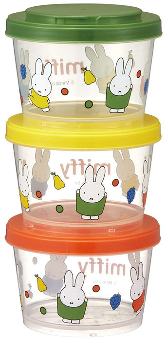 Skater Japan 3P 240Ml Miffy Side Dish Container-Kiichin - The #1 Place for Japanese Goods in Your Hand!
