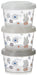 Skater Japan 3P 240Ml Miffy Monotone Side Dish Containers-Kiichin - The #1 Place for Japanese Goods in Your Hand!