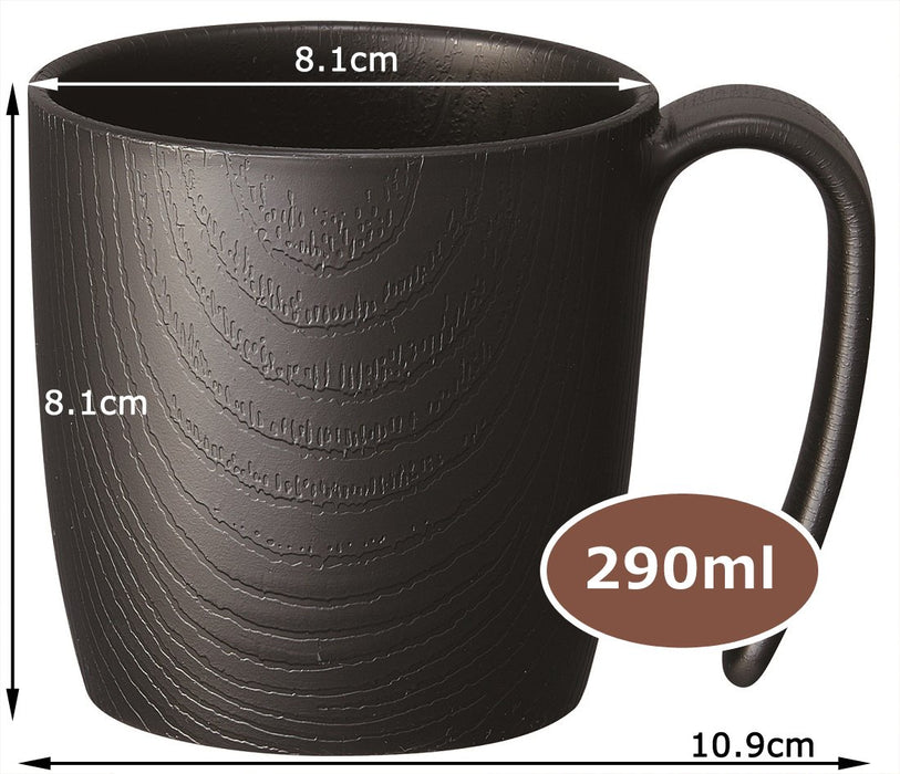 Skater Wood Grain Cup 290ml Black Japan Nmgs1H-A-Kiichin - The #1 Place for Japanese Goods in Your Hand!