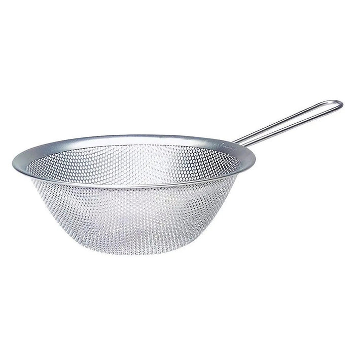 Sori Yanagi 19cm Stainless Steel Perforated Strainer with Handle-Kiichin - The #1 Place for Japanese Goods in Your Hand!