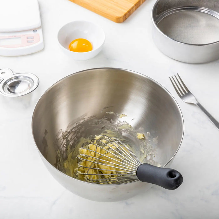 Nihon Yoshokki 30Cm Sori Yanagi Stainless Steel Whisk - Authentic Japanese Craftsmanship-Kiichin - The #1 Place for Japanese Goods in Your Hand!