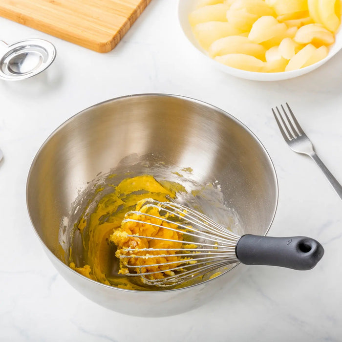 Nihon Yoshokki 30Cm Sori Yanagi Stainless Steel Whisk - Authentic Japanese Craftsmanship-Kiichin - The #1 Place for Japanese Goods in Your Hand!