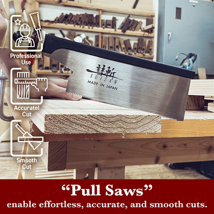 Suizan Japan 150mm Woodworking Body Saw Blade Replacement-Kiichin - The #1 Place for Japanese Goods in Your Hand!