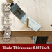 Suizan Craft Saw 120mm Double Edge Dowel Cutting & Pulling Saw for Woodworking-Kiichin - The #1 Place for Japanese Goods in Your Hand!
