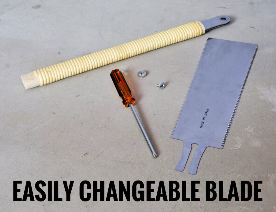 Suizan Japan Woodworking Saw - 240mm Double-Edged with Spare Blades-Kiichin - The #1 Place for Japanese Goods in Your Hand!