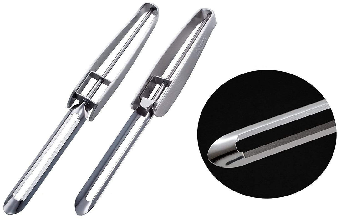 Suncraft Japan Swivel Peeler - Sharpened for Precision-Kiichin - The #1 Place for Japanese Goods in Your Hand!