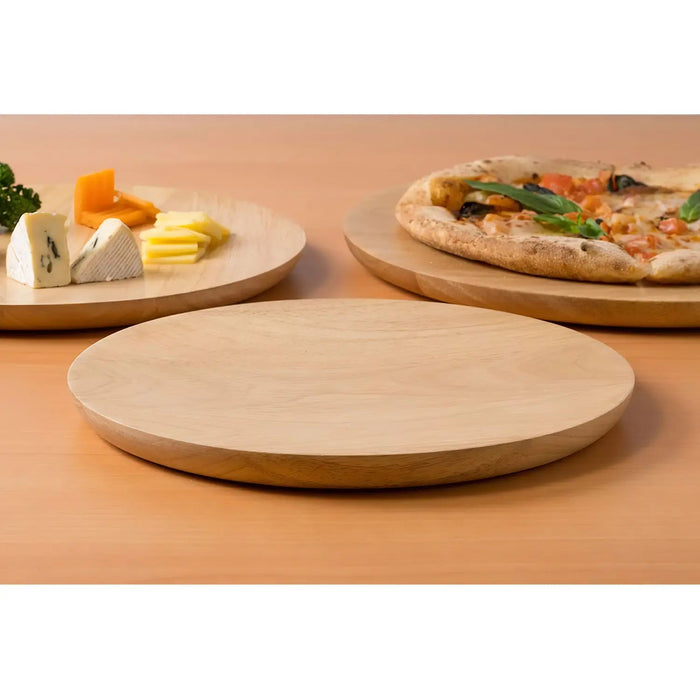 Swanson 28cm Rubberwood Pizza Serving Plate-Kiichin - The #1 Place for Japanese Goods in Your Hand!